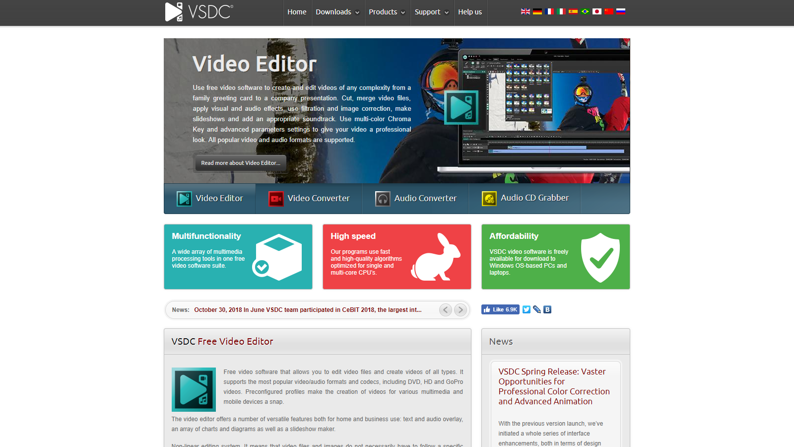 vsdc video editor website